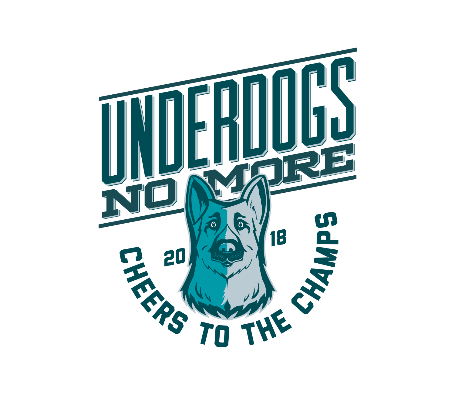 NFL Football Champions Apparel Branding Logo