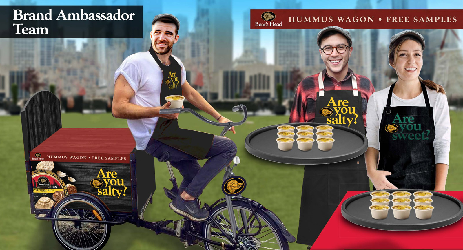 Guerrilla Marketing Concept Refrigerated Sampling Trike