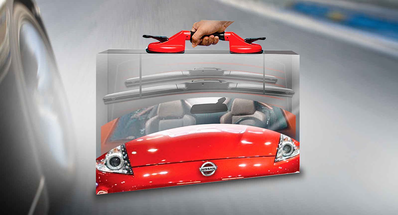 Acrylic Direct Mailer for Wiper Blade Company Automotive