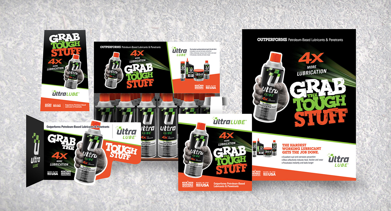 Auto Parts In-Store Display for Lubricants Design