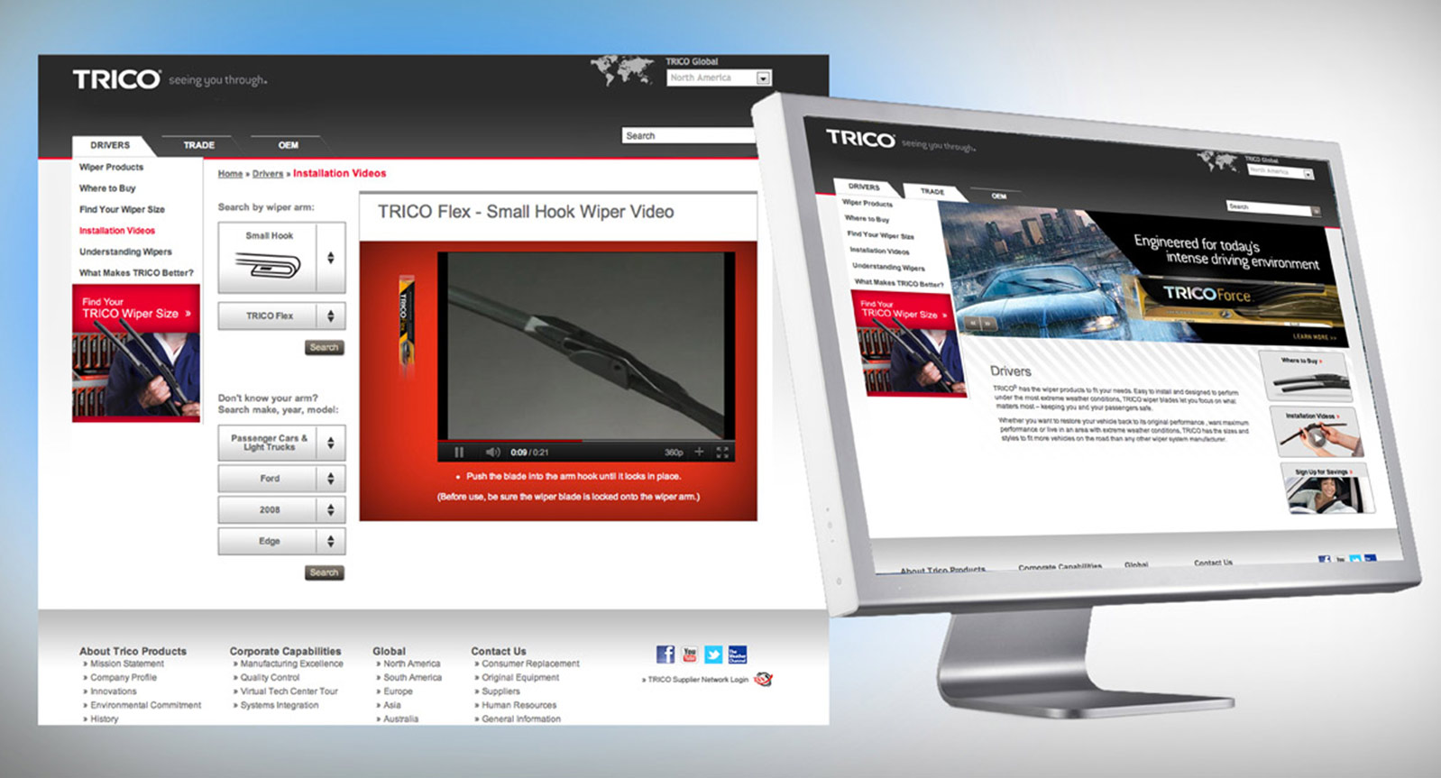 Automotive OEM Aftermarket Website Design