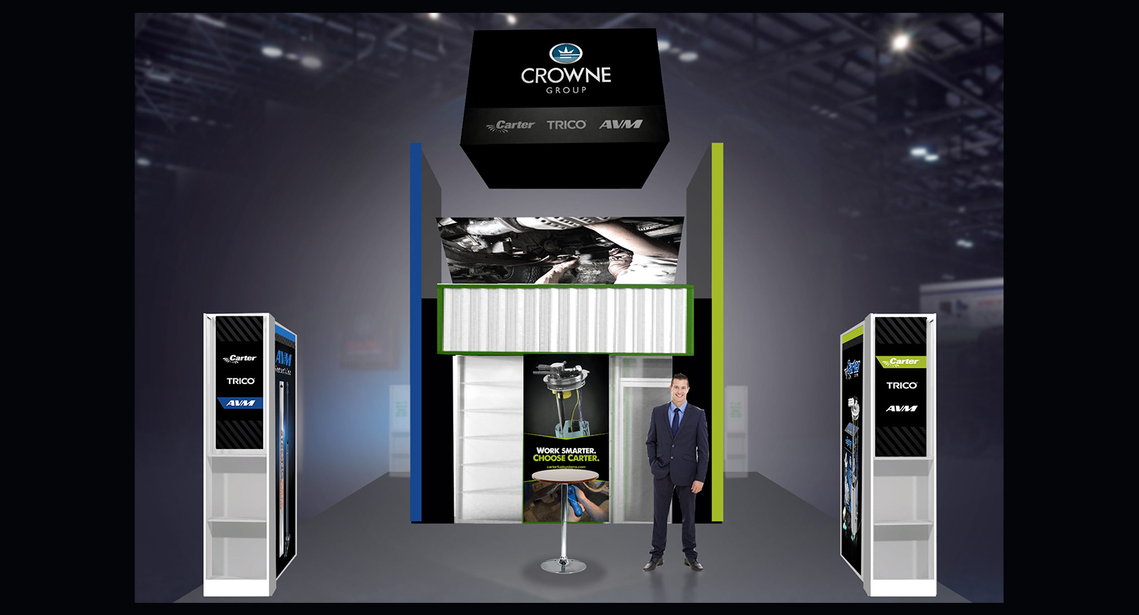 Automotive Tradeshow Family of Brands Design for AAPEX