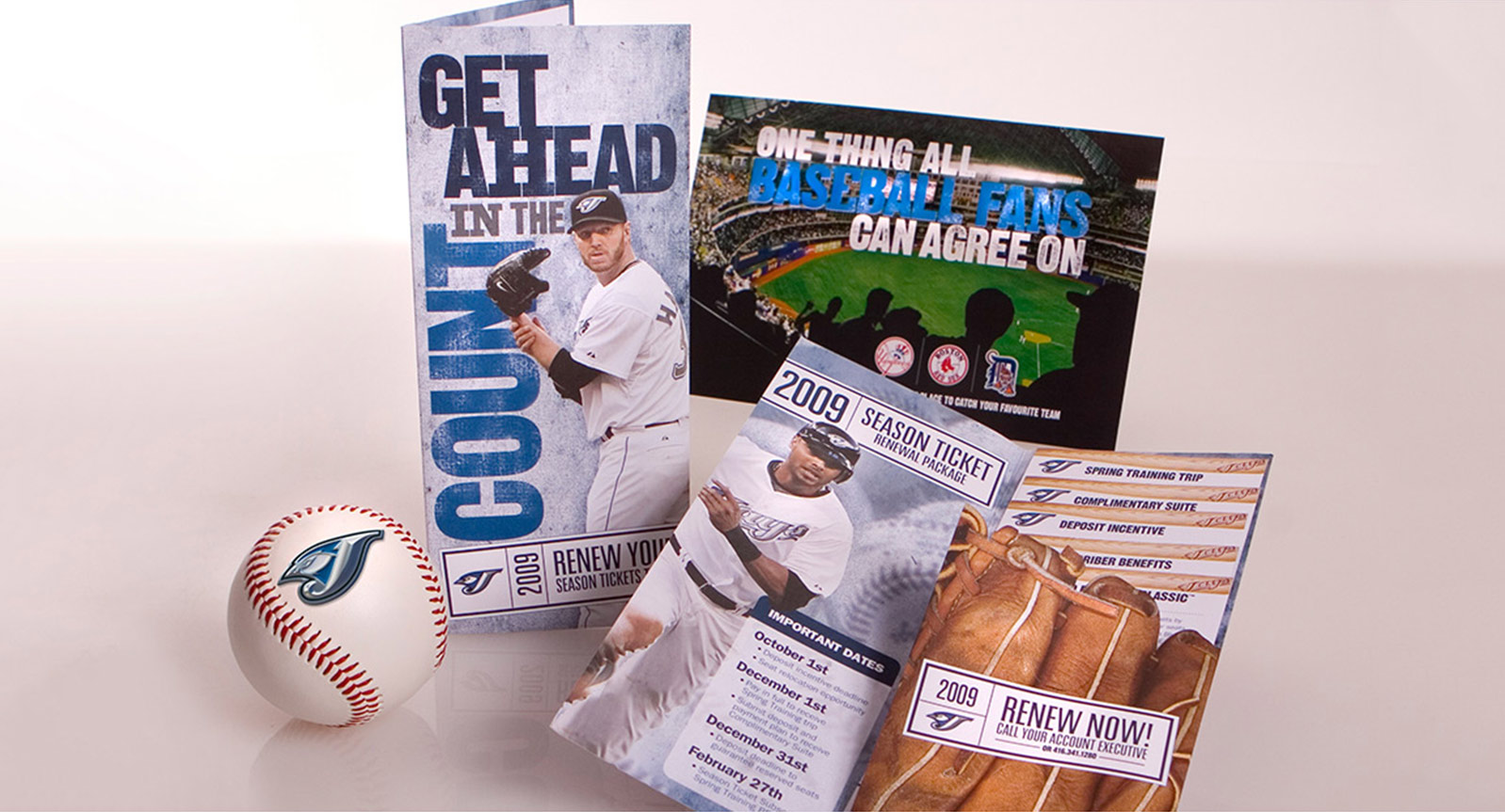 Baseball Campaign Ticket Sales Direct Mailer Diecut