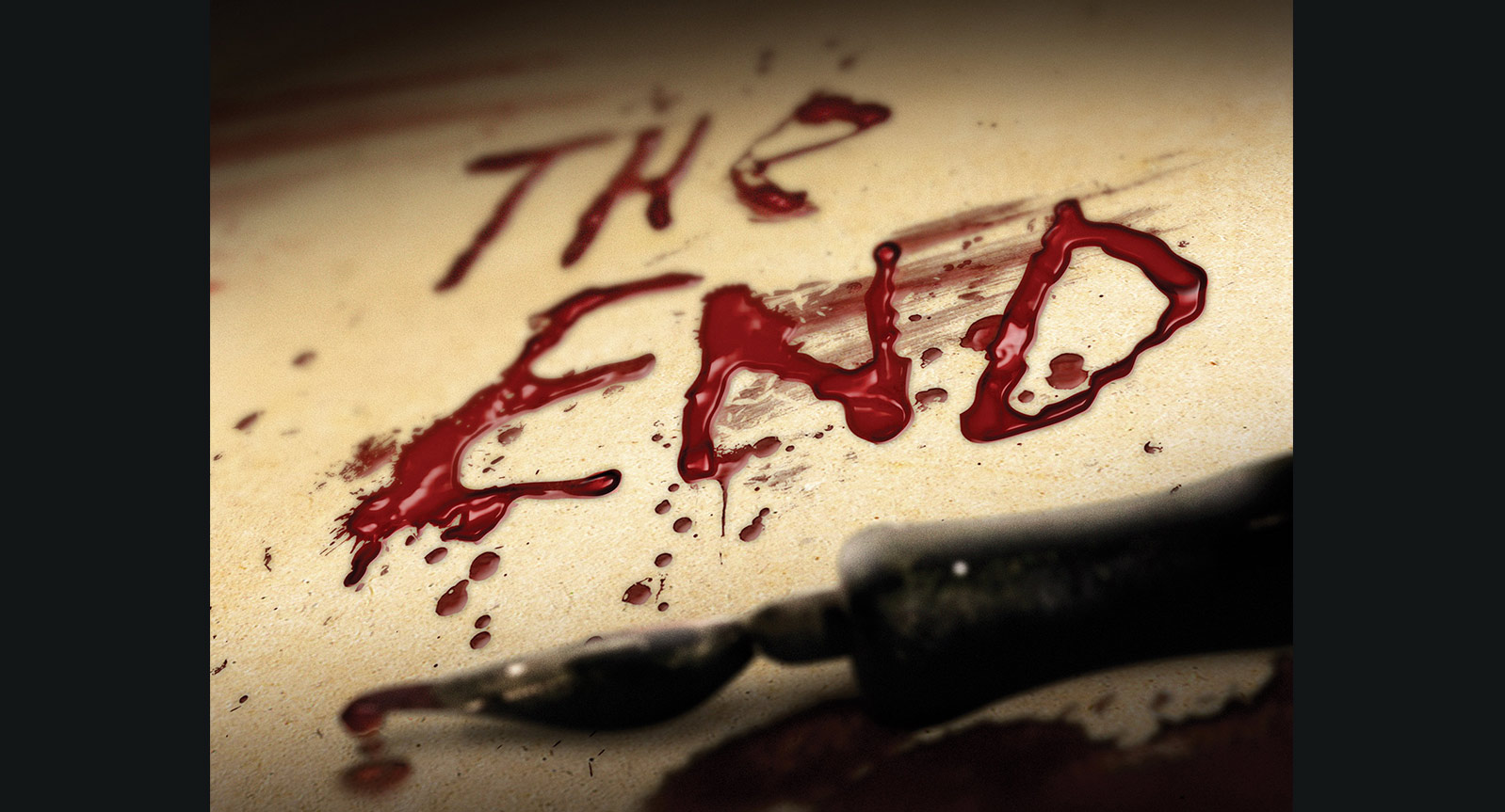 Blood Drawing Typography for Theatre Poster