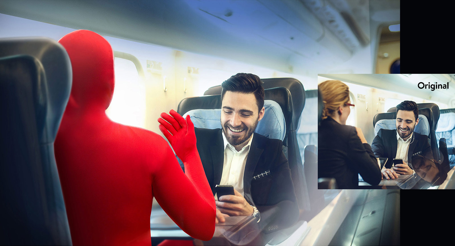 Campaign Character Design Photoshop Airplane