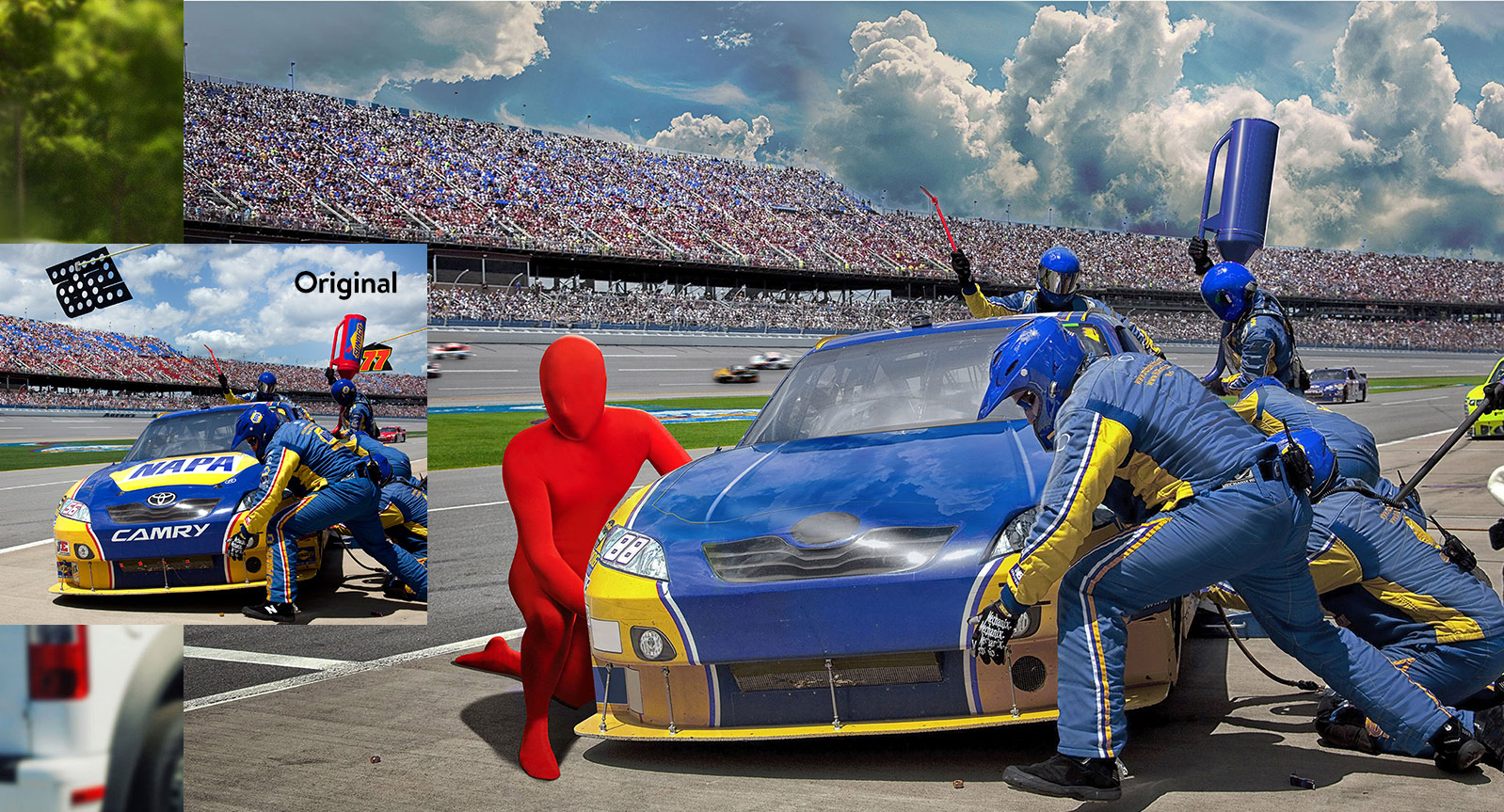 Campaign Character Design Photoshop Imagery Race Car