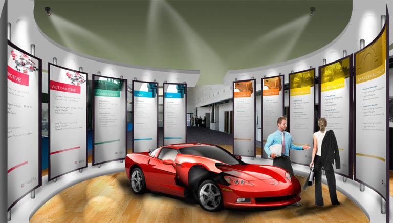 Automotive OEM Showroom Concept Design