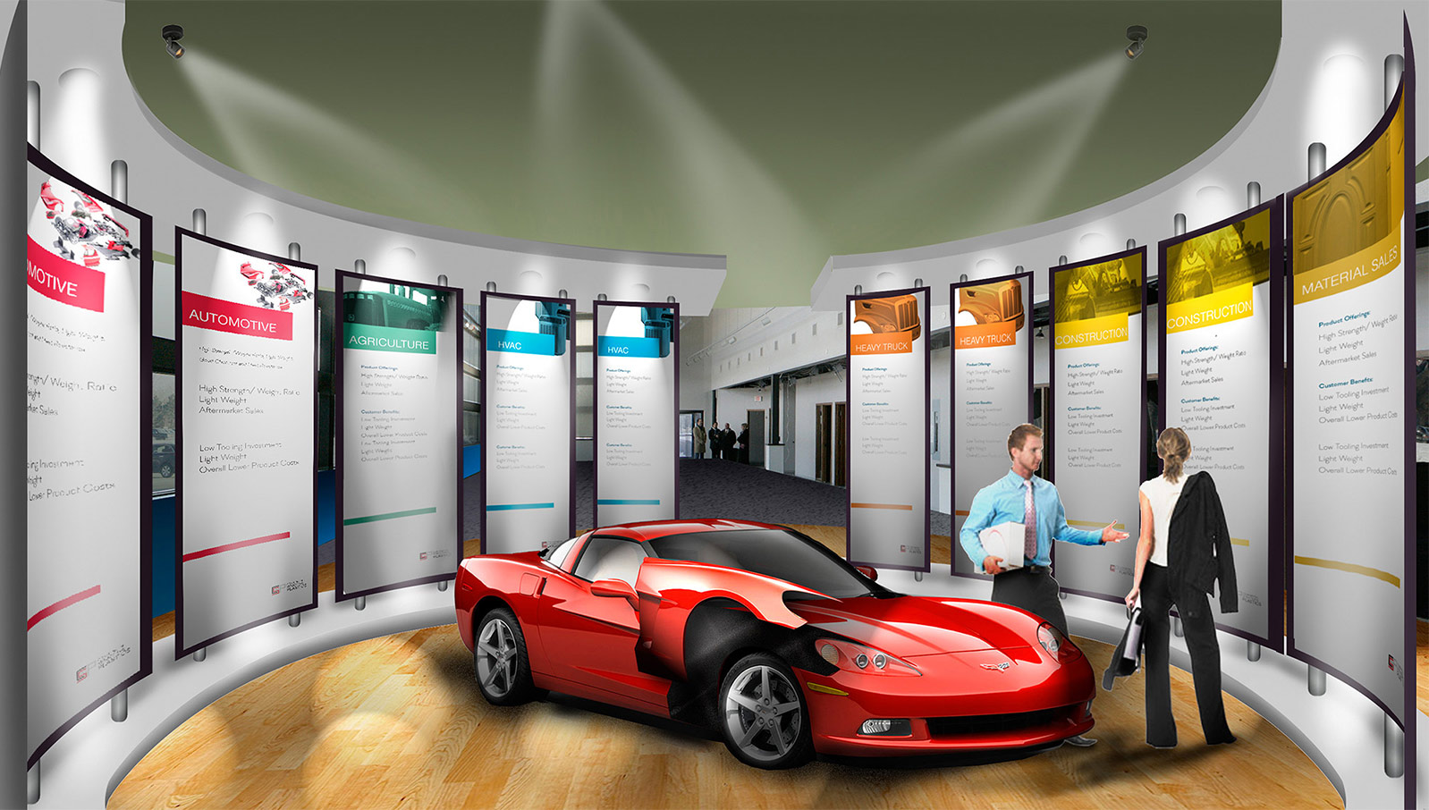 Automotive OEM Showroom Concept Design