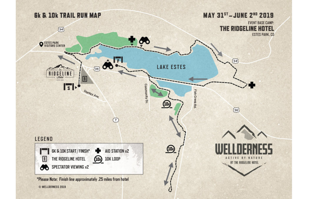 Festival Running Map 10k 5k