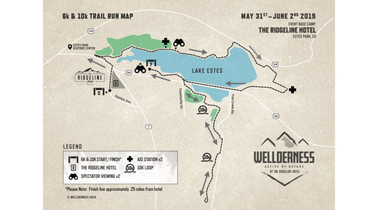 Festival Running Map 10k 5k