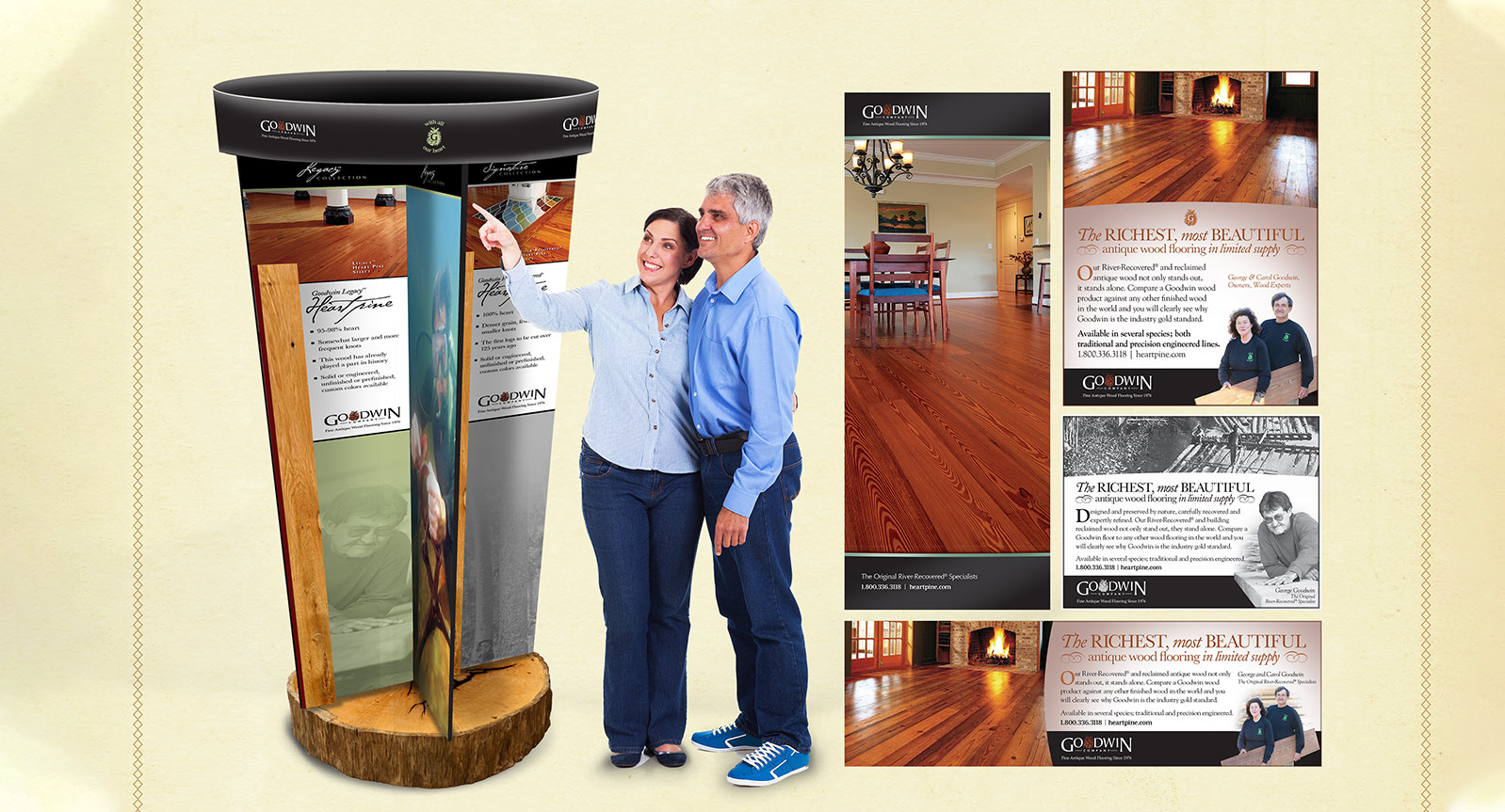 Flooring Display Carousel