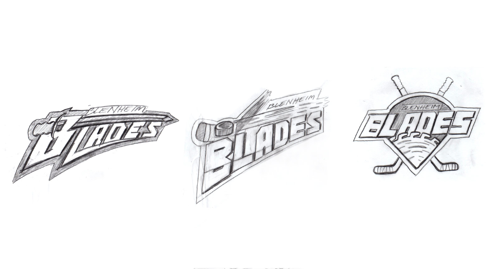 Hockey Team Logo Sketches
