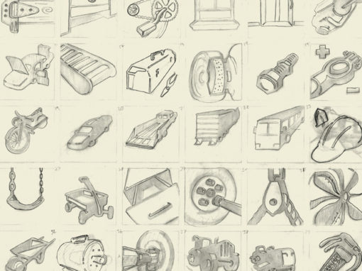 Icon System Sketch Drawings