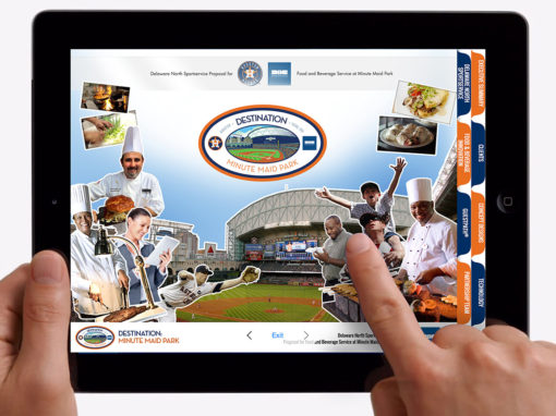 iPad Design for Baseball Team Concessions Interactive Presentation