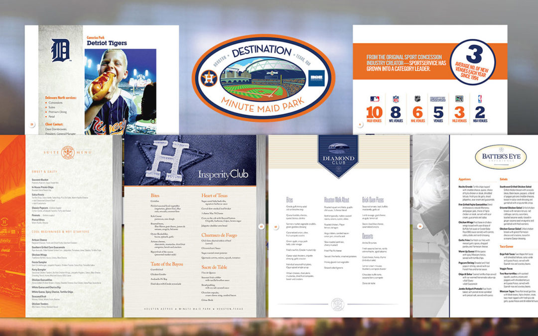 Menu Designs Package for Baseball Team