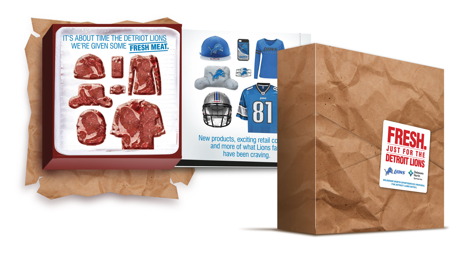 Rendering Design for B2B Presentation Retail Meat