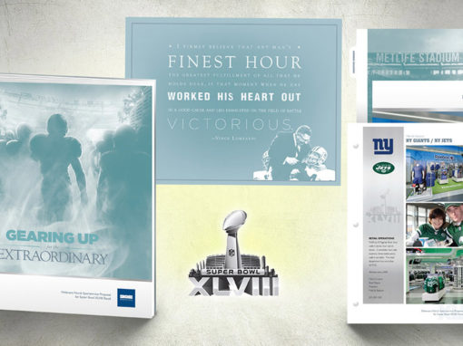 Retail Proposal Binder Presentation Design for NFL