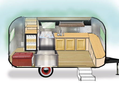 Trailer Design Plan Rendering