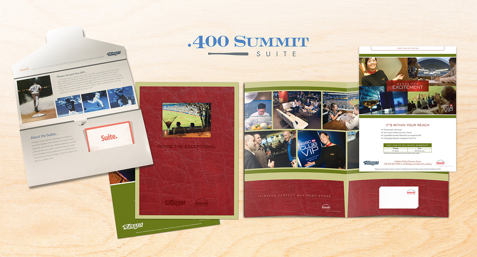 Unique Folder and Direct Mail Presentation for Baseball Team