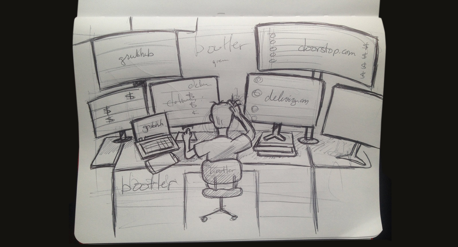 Web Banner Illustration Sketch