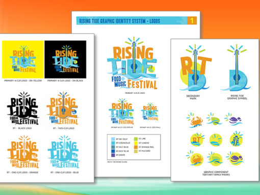 Beach Music Festival Brand Guideline Design