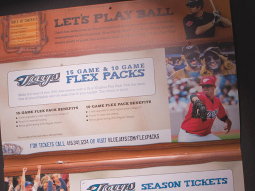 Direct Mail Baseball Glove Leather Promotional Ticket Sales