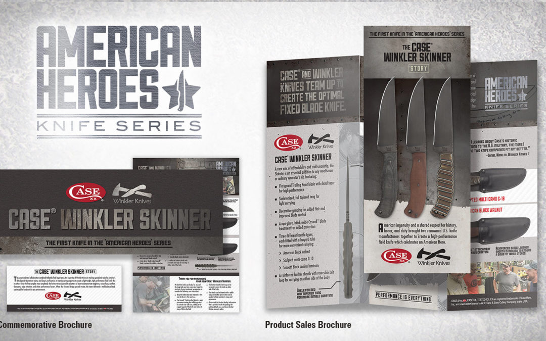 Handmade Knives Brochure Marketing Collateral