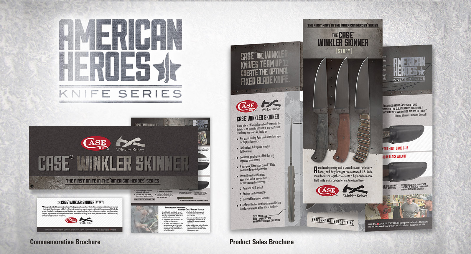 Handmade Knives Brochure Marketing Collateral
