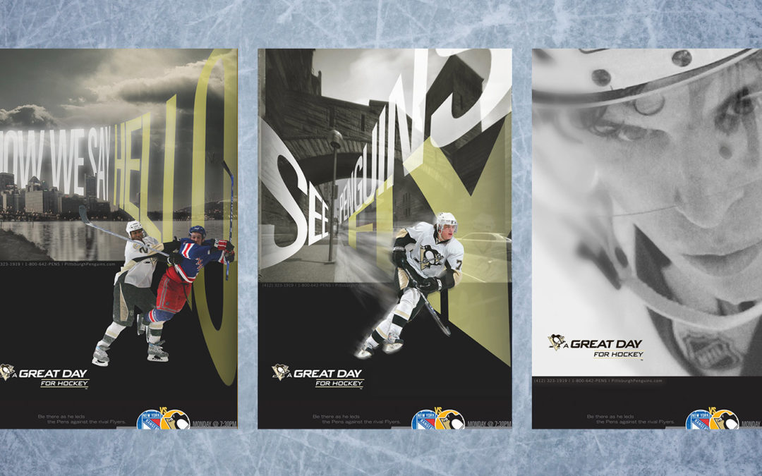 Hockey Advertising Campaign Poster Design Kinetic Typography