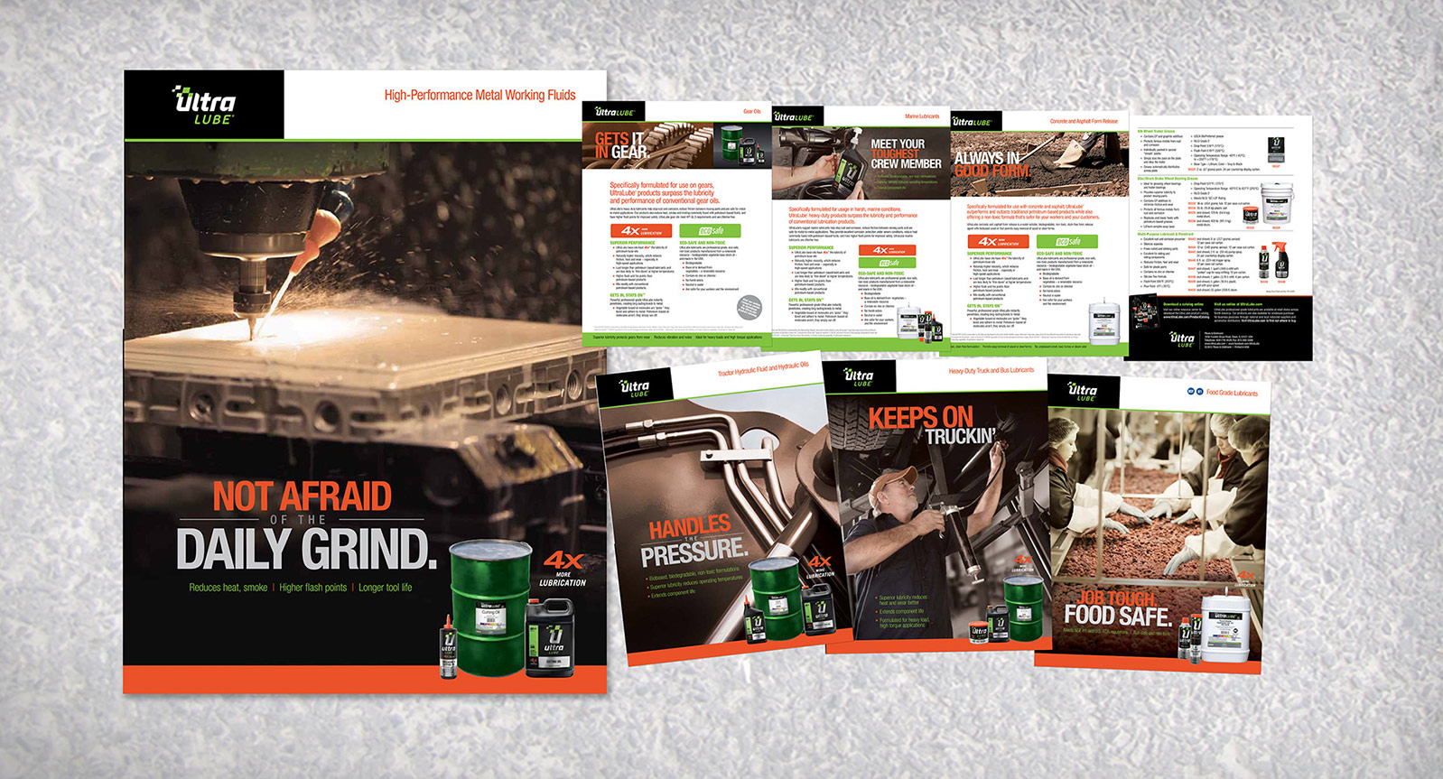 Industrial Lubricant Trade Sell Sheets