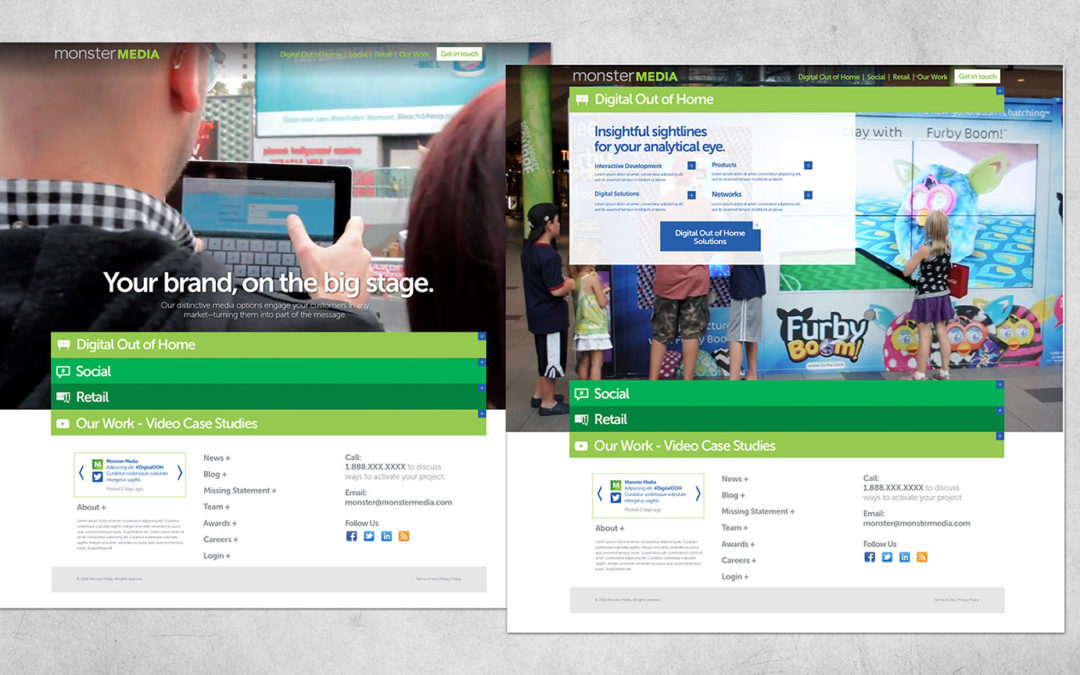 Interactive Experiential Web Design – Monstermedia.net