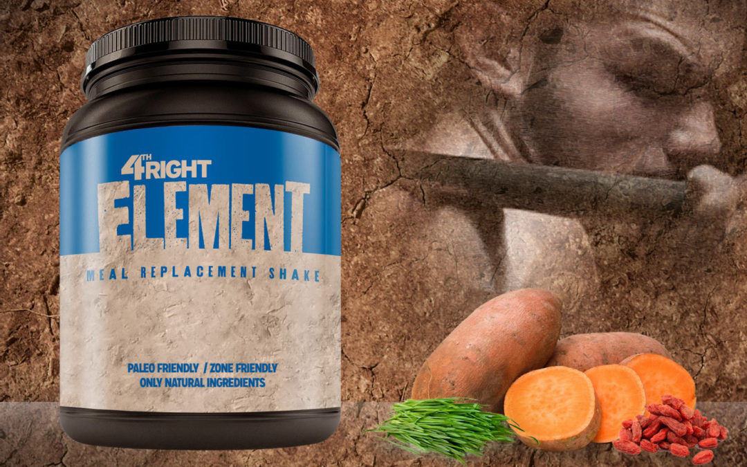 Meal Replacement Paleo Protein Shake Packaging Design