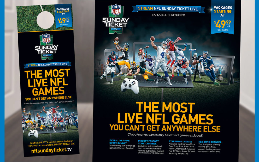 NFL Streaming Ad Campaign Apartments