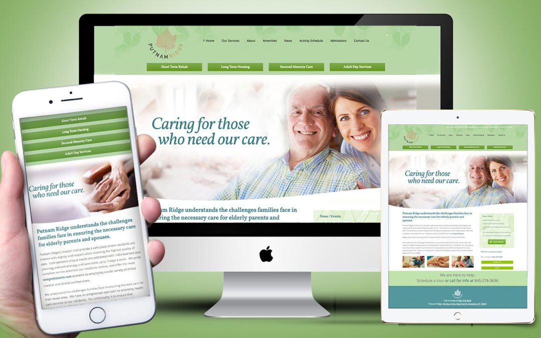 Nursing Home Assisted Living Website Responsive Design