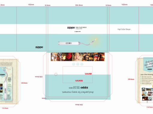 Sales Kit Corrugated Folder Artwork for New Lighter Product