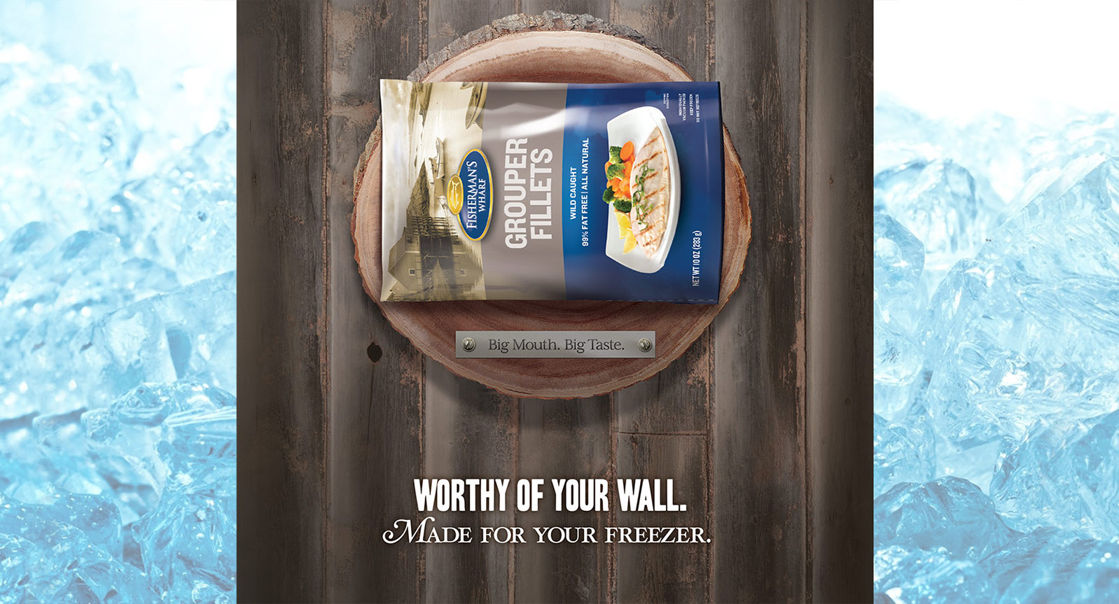 Seafood Grouper Advertising Campaign in Store