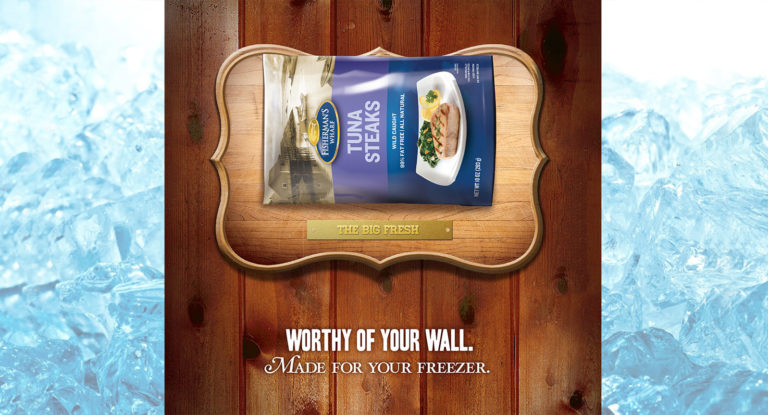 Seafood Tuna Advertising Campaign in store