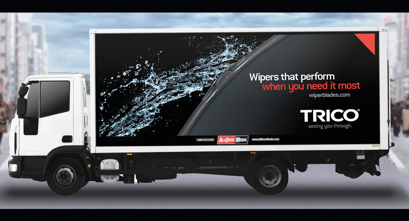 Truck Mobile Billboard Graphic Design