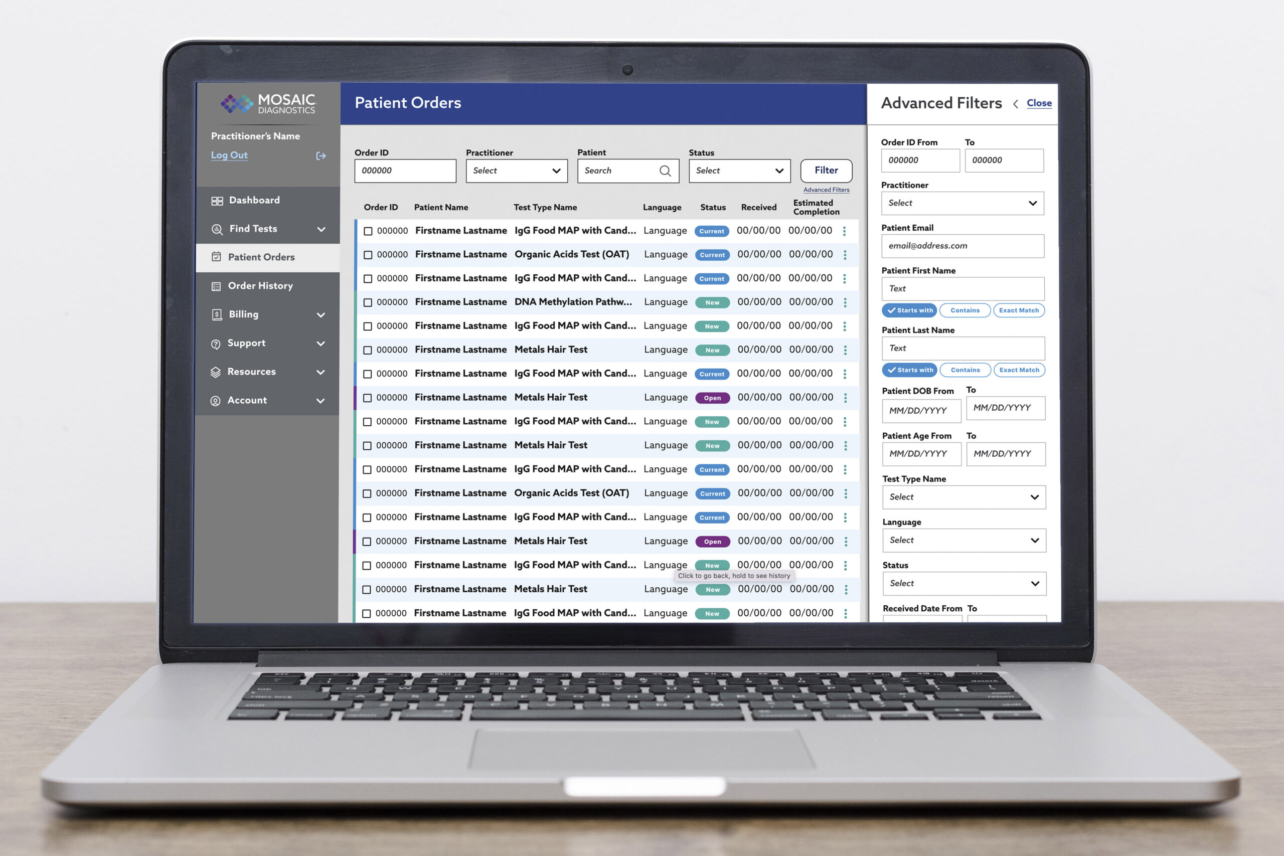 Health Tech Portal Design 2